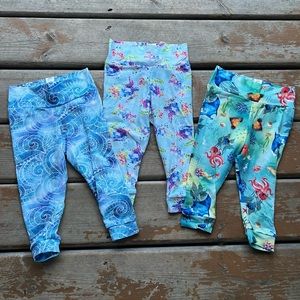Bumblito Stretchy Toddler Leggings - Lot of 3 - Size 6-24 Months